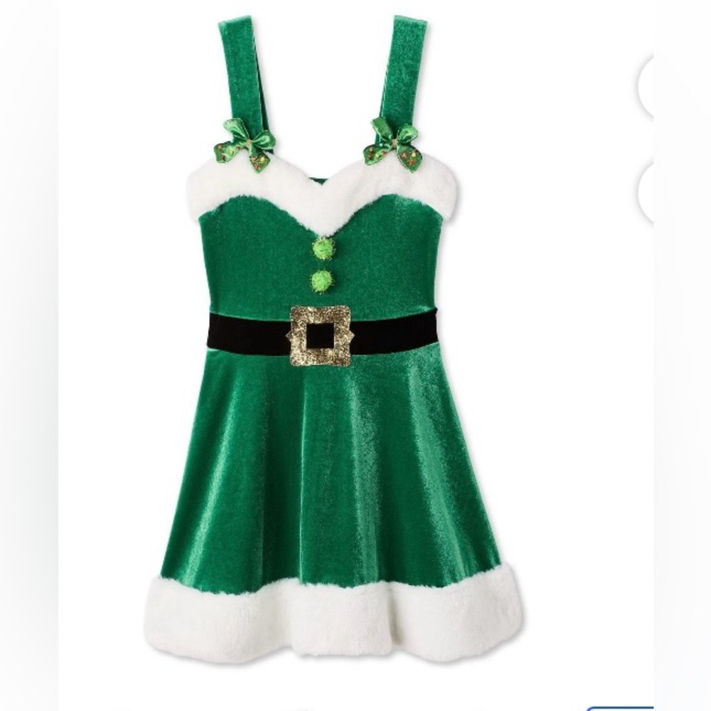 NWT Women’s Velvet Christmas Elf Dress